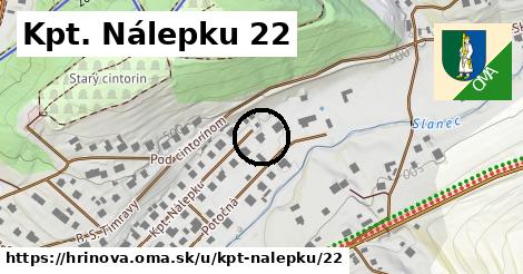 Kpt. Nálepku 22, Hriňová