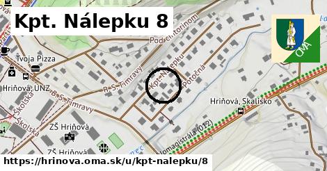 Kpt. Nálepku 8, Hriňová