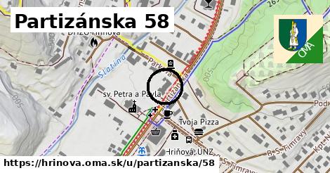 Partizánska 58, Hriňová