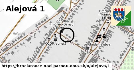 Alejová 1, Hrnčiarovce nad Parnou