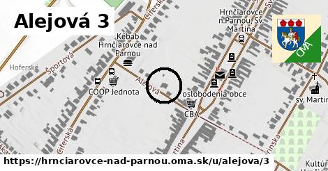 Alejová 3, Hrnčiarovce nad Parnou