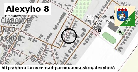 Alexyho 8, Hrnčiarovce nad Parnou