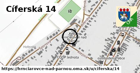 Cíferská 14, Hrnčiarovce nad Parnou