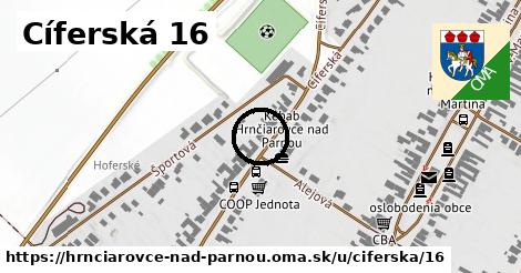 Cíferská 16, Hrnčiarovce nad Parnou