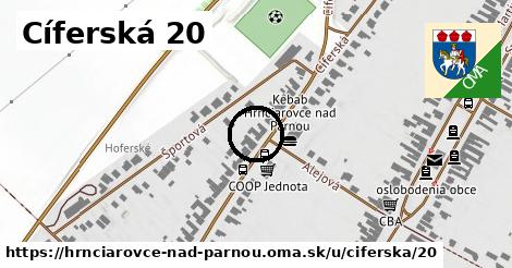 Cíferská 20, Hrnčiarovce nad Parnou