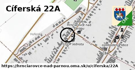 Cíferská 22A, Hrnčiarovce nad Parnou