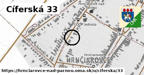 Cíferská 33, Hrnčiarovce nad Parnou