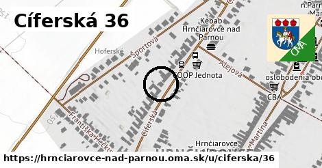 Cíferská 36, Hrnčiarovce nad Parnou