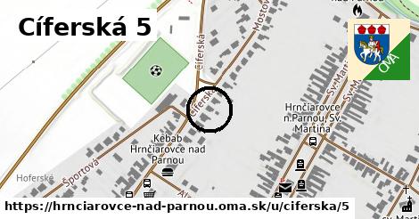 Cíferská 5, Hrnčiarovce nad Parnou