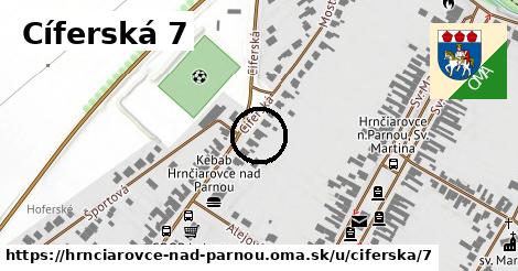 Cíferská 7, Hrnčiarovce nad Parnou