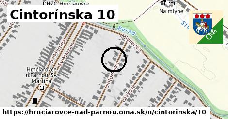 Cintorínska 10, Hrnčiarovce nad Parnou