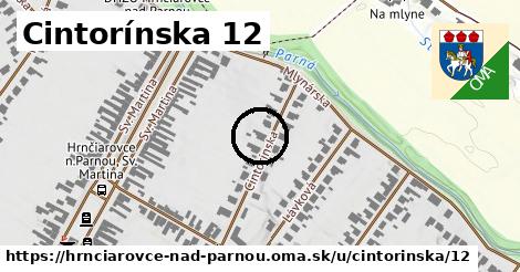 Cintorínska 12, Hrnčiarovce nad Parnou