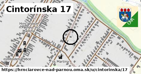 Cintorínska 17, Hrnčiarovce nad Parnou