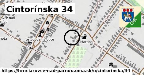 Cintorínska 34, Hrnčiarovce nad Parnou