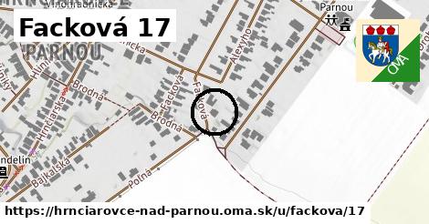 Facková 17, Hrnčiarovce nad Parnou