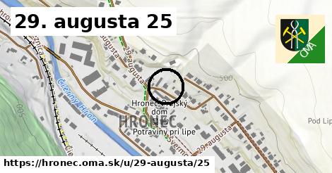 29. augusta 25, Hronec