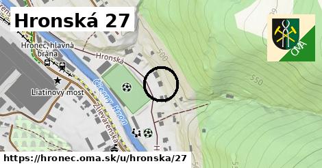 Hronská 27, Hronec