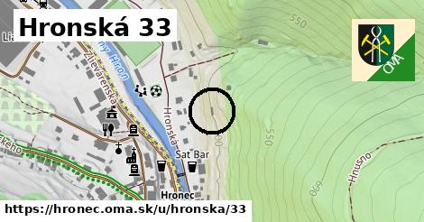 Hronská 33, Hronec