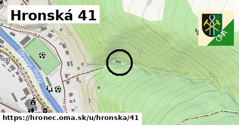 Hronská 41, Hronec