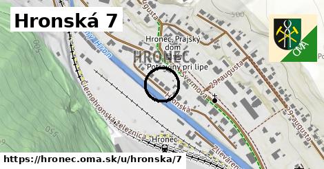 Hronská 7, Hronec