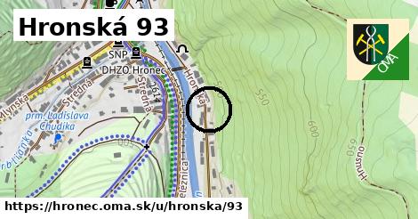 Hronská 93, Hronec