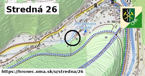 Stredná 26, Hronec