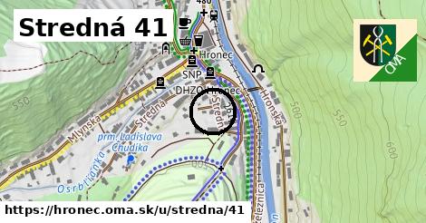 Stredná 41, Hronec