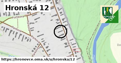 Hronská 12, Hronovce