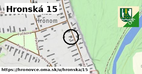 Hronská 15, Hronovce