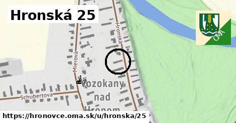 Hronská 25, Hronovce