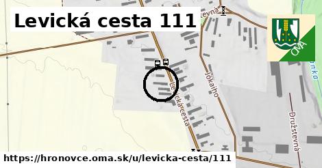 Levická cesta 111, Hronovce
