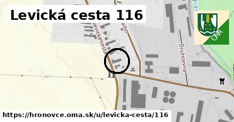 Levická cesta 116, Hronovce