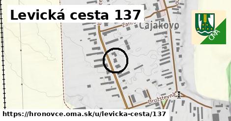 Levická cesta 137, Hronovce