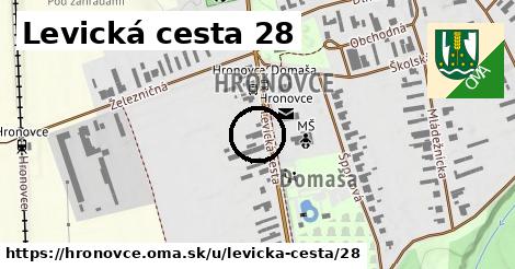 Levická cesta 28, Hronovce