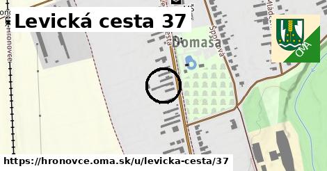 Levická cesta 37, Hronovce