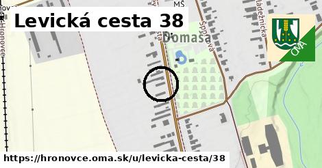 Levická cesta 38, Hronovce