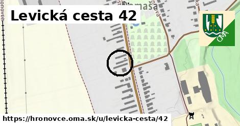 Levická cesta 42, Hronovce