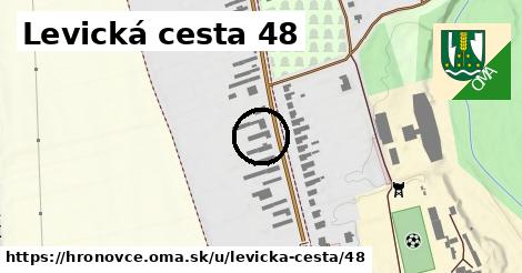 Levická cesta 48, Hronovce