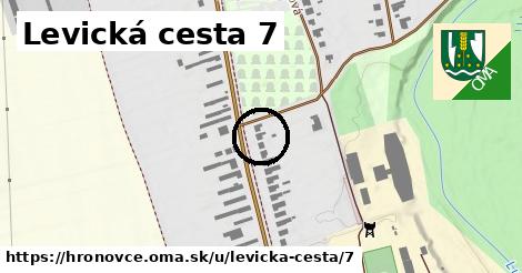 Levická cesta 7, Hronovce