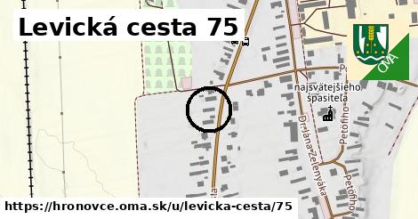 Levická cesta 75, Hronovce