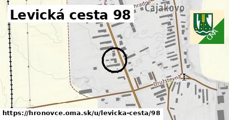 Levická cesta 98, Hronovce
