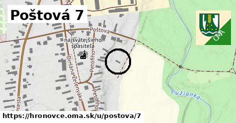 Poštová 7, Hronovce