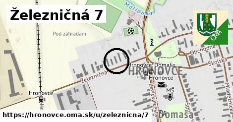 Železničná 7, Hronovce