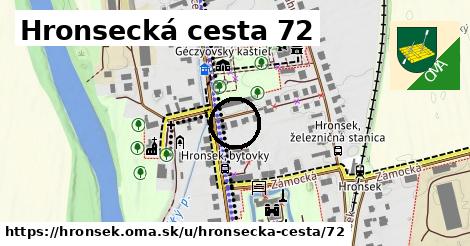 Hronsecká cesta 72, Hronsek