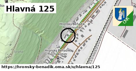 Hlavná 125, Hronský Beňadik