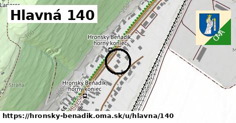 Hlavná 140, Hronský Beňadik