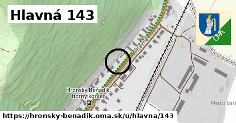 Hlavná 143, Hronský Beňadik