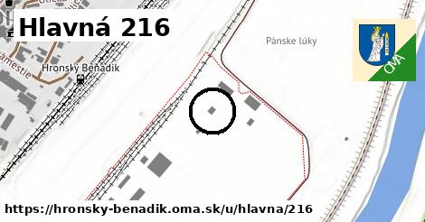 Hlavná 216, Hronský Beňadik