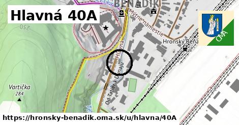 Hlavná 40A, Hronský Beňadik