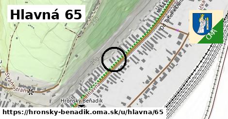 Hlavná 65, Hronský Beňadik